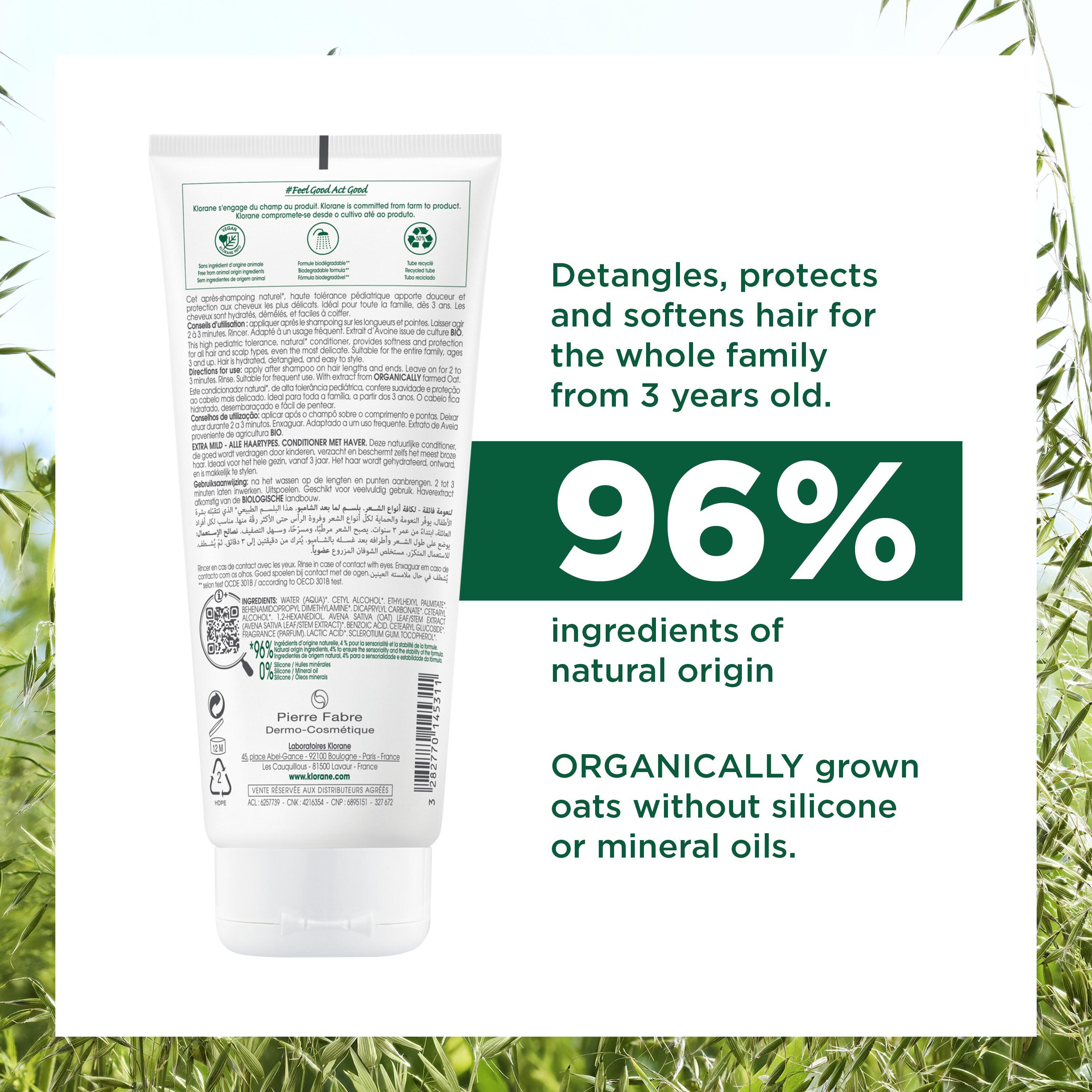 Klorane Hafer Bio Pflegebalsam Tb 50 ml