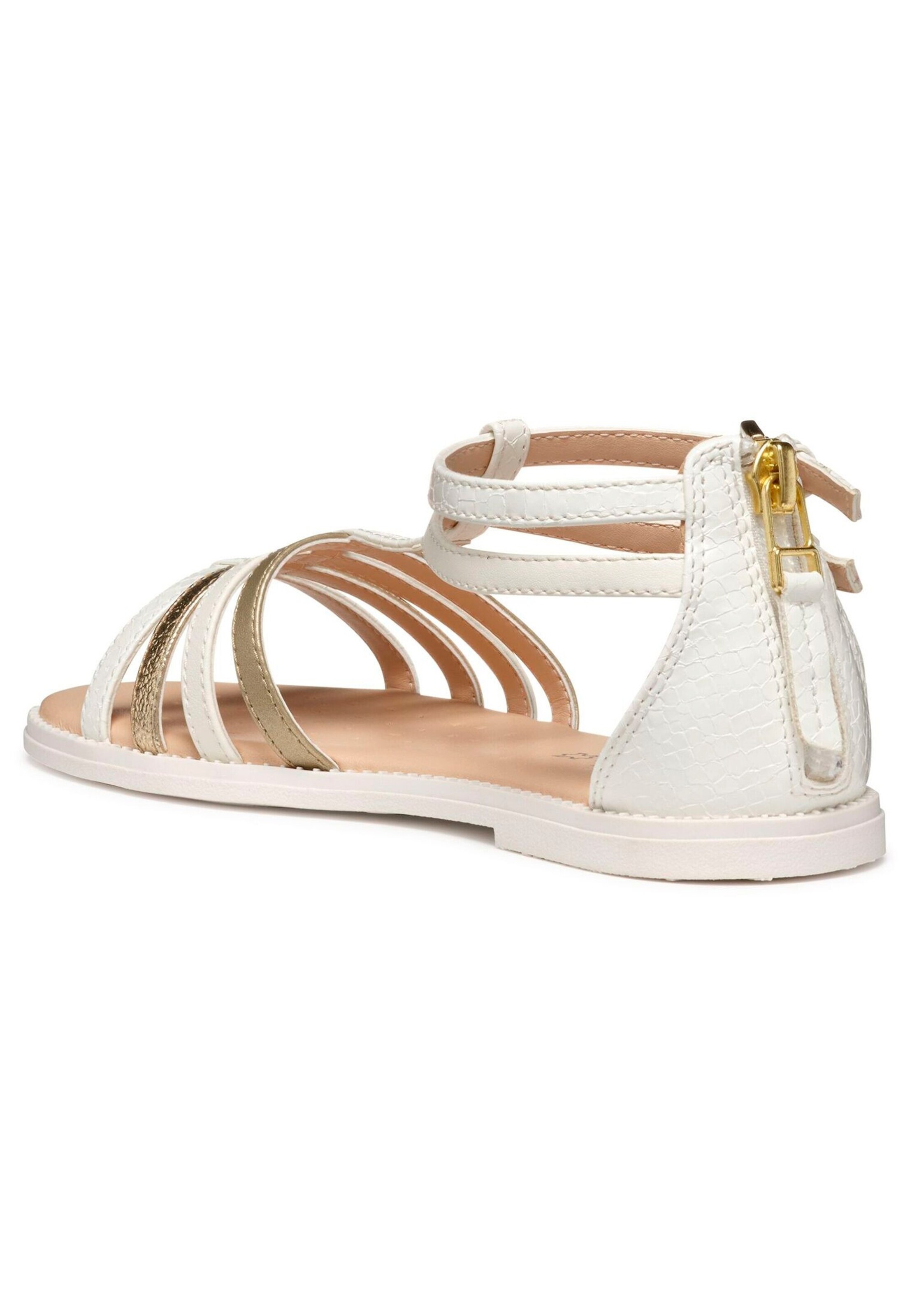 Sandalen Weiß/Gold