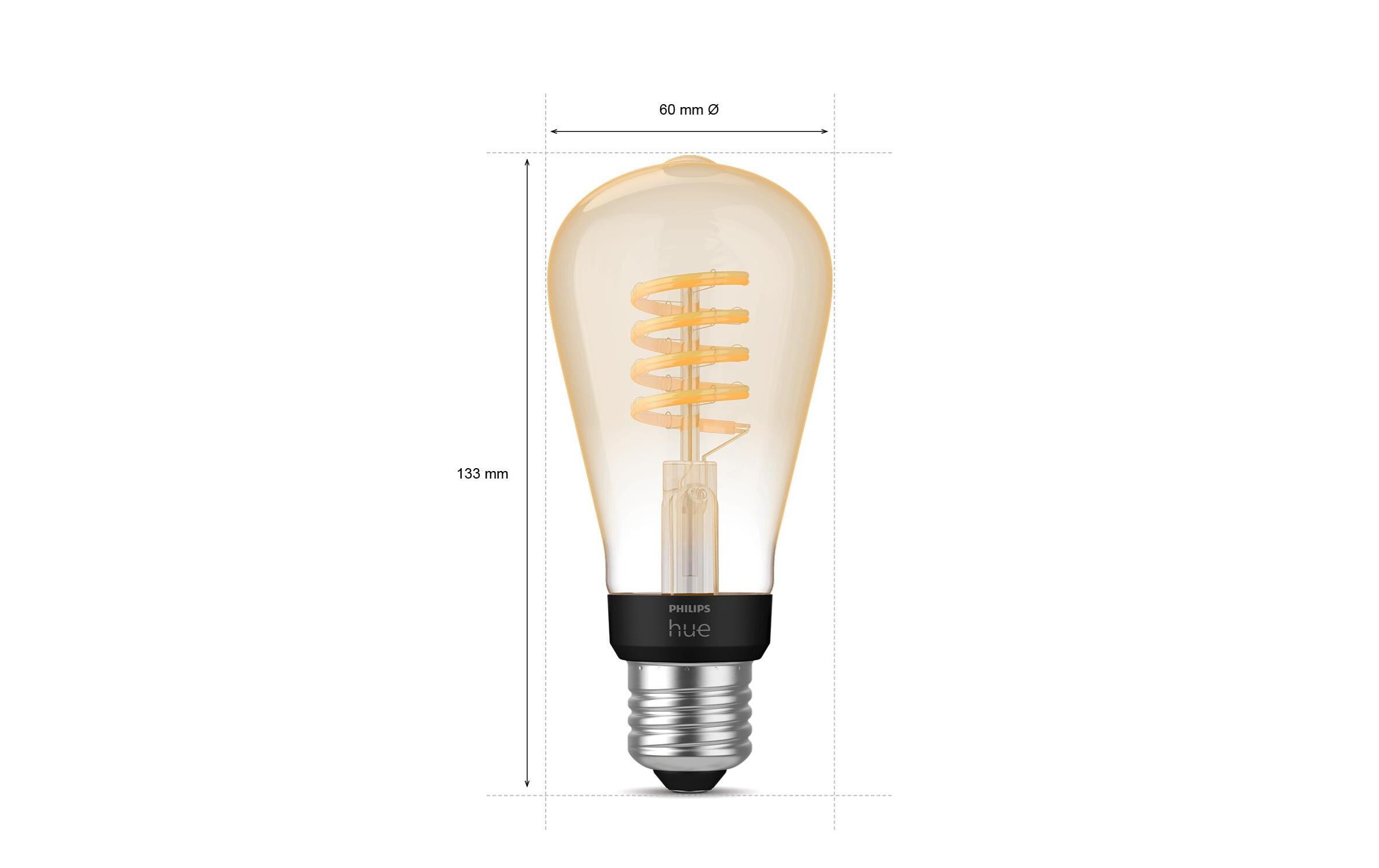 White Ambiance E27 Einzelpack Edison ST64 Filament 550 lmFilamentleuchtmittel mit E27 Sockel
