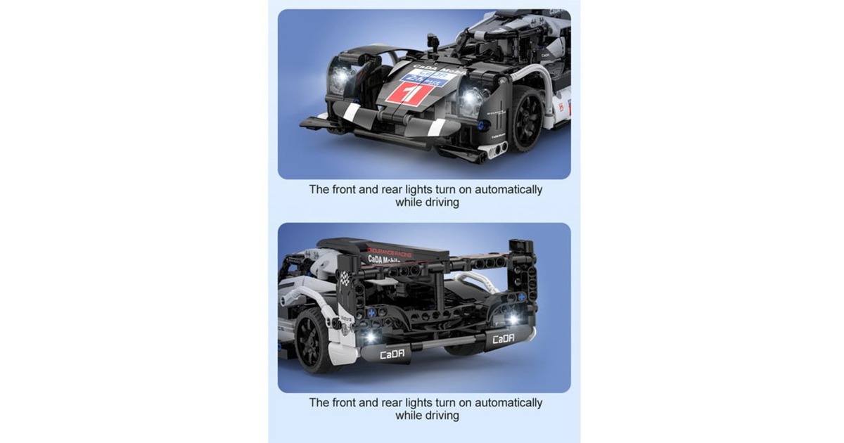 CaDASports Car - GT Sport Car Constructiespeelgoed  (C51307W, Dual Mode Control)