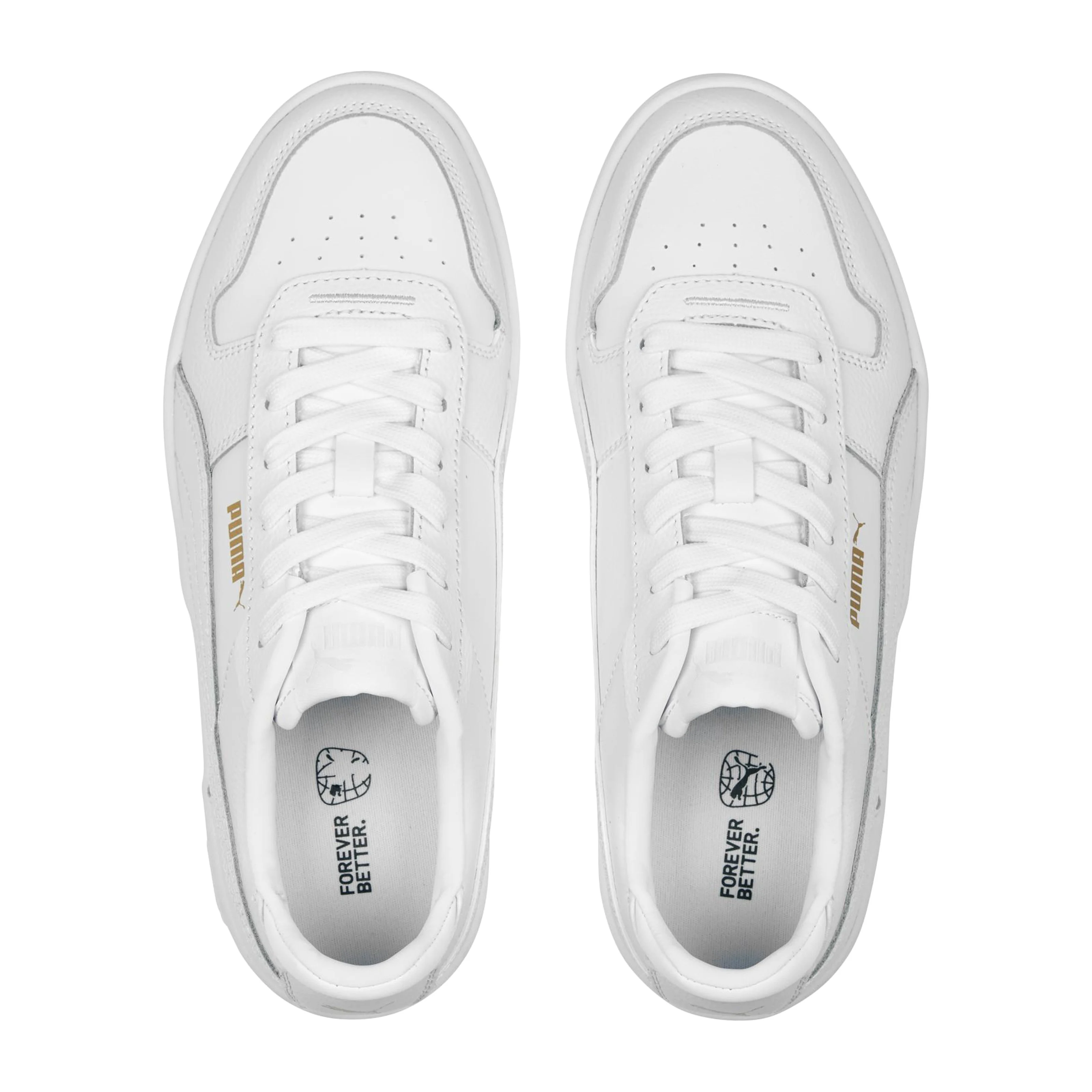Basket plate cuir carina street | Blanc