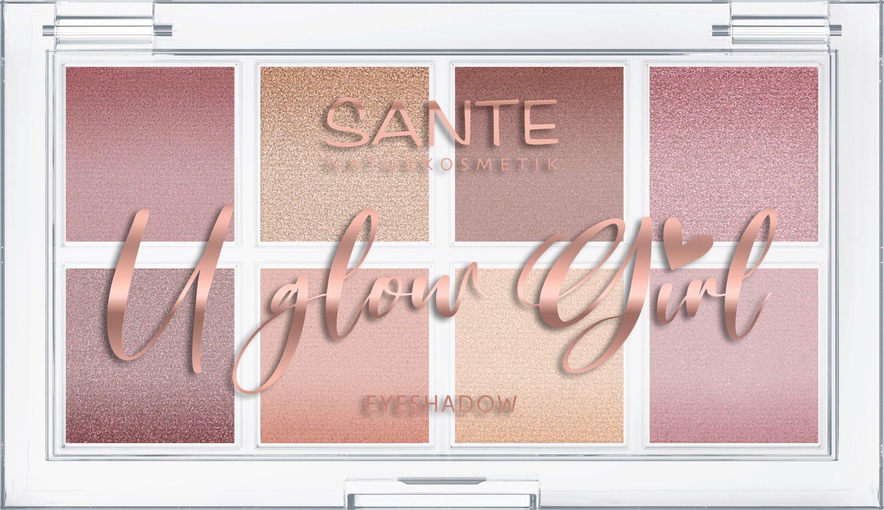 Santé naturally.  U Glow Girl Eyeshadow, 01 My Berry Bestie (8 g)
