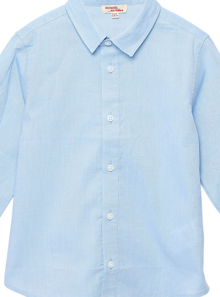 Chemise garçon bleu clair