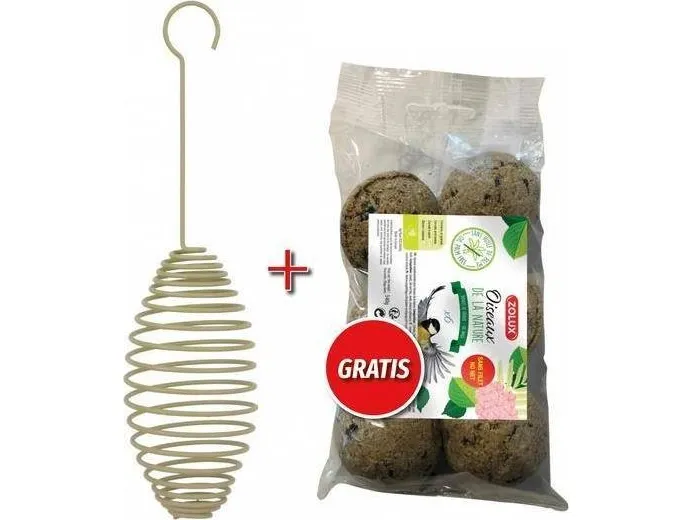 ZOLUX Small spiral for fat balls, olive color   Fat balls 6 pcs. 540 g (172004)