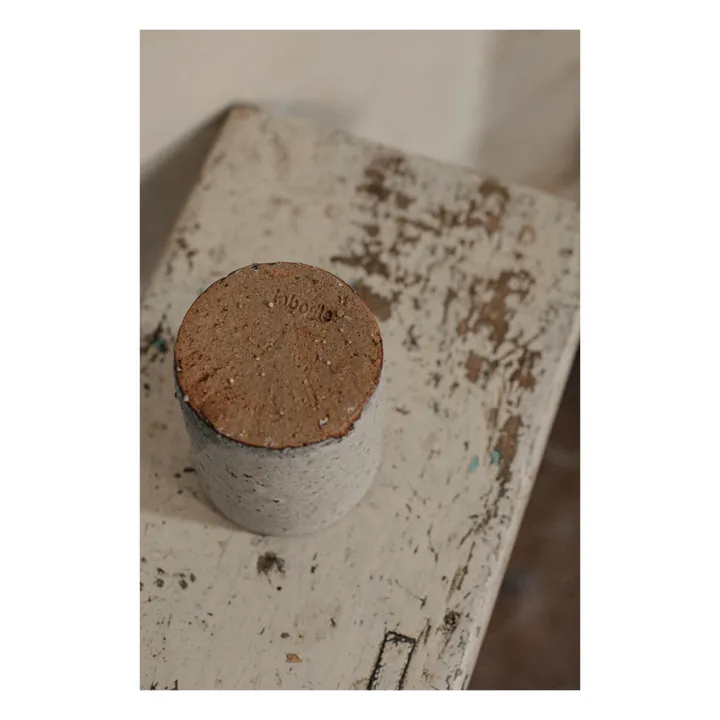 Labogie Bougie La Roca Figue Sauvage - 240 g | Gris chiné