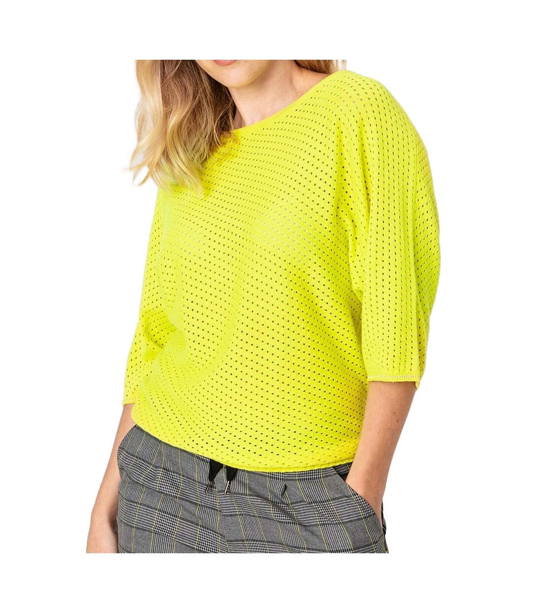 Pull Jaune Femme TBS Laora