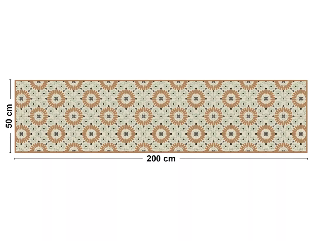 Tapis Vinyle Médium bis l 50xL200cm - Marsiho - Vinyle