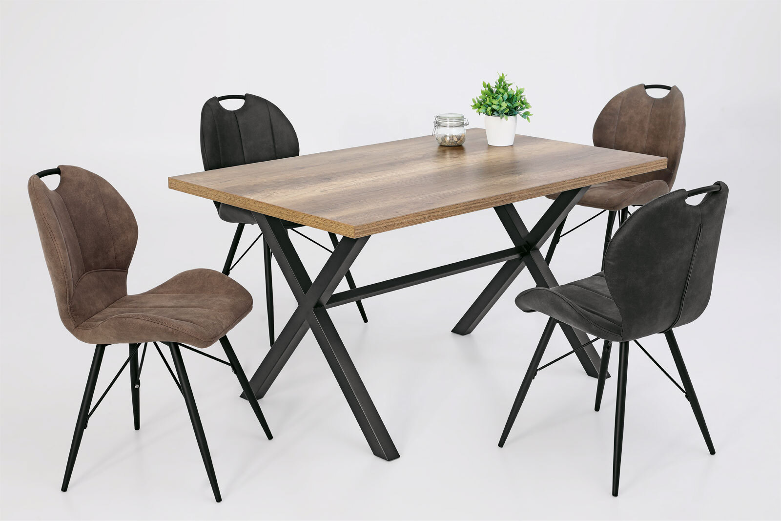 Tisch Bonny Wildeiche Nachbildung 140 x 75 x 90 cm