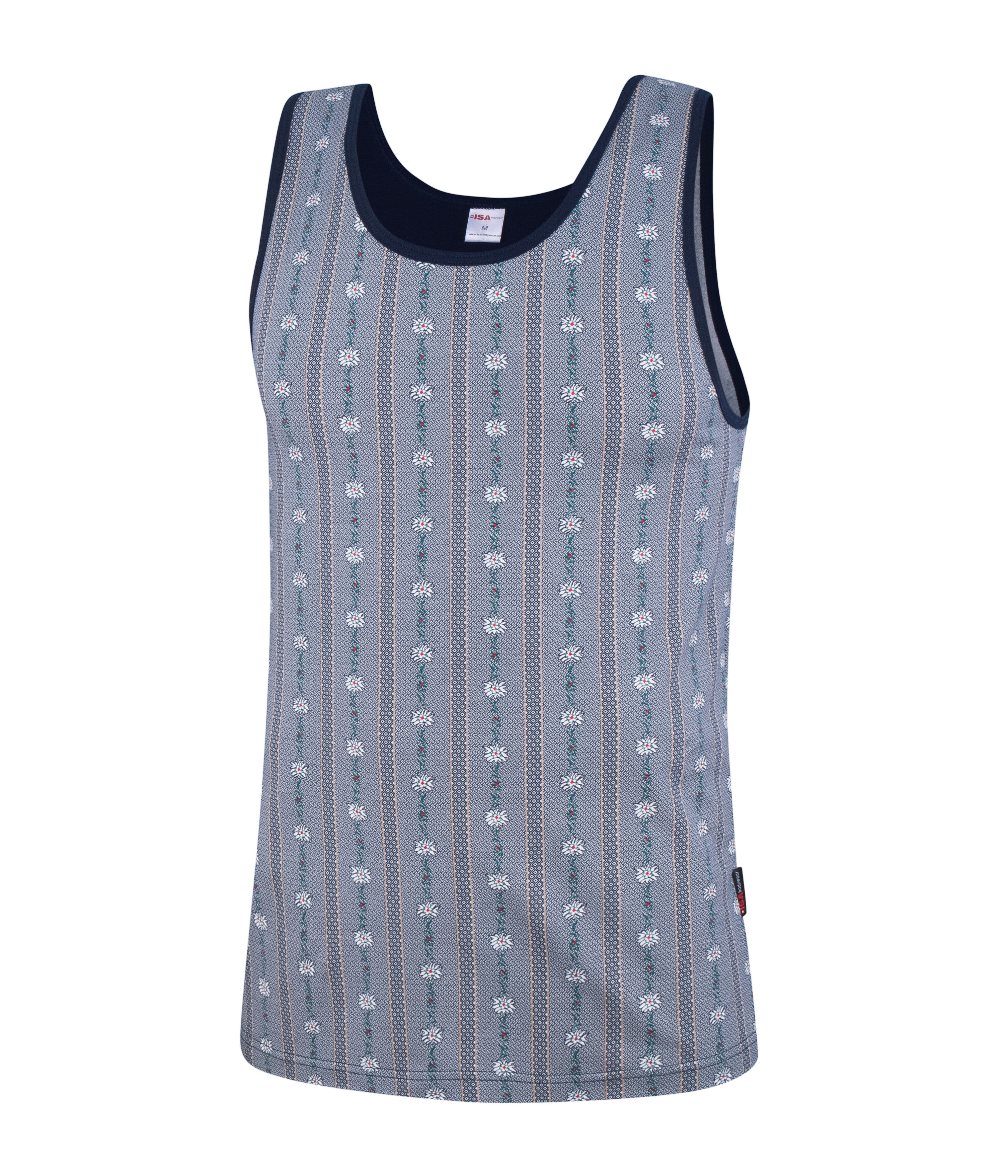 ISA Herren Edelweiss Shirt ohne Ärmel
