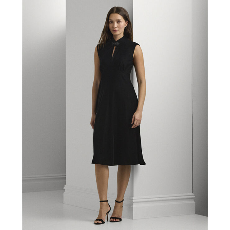 Lauren Ralph Lauren DRESS WT VELVET-DRESS Black velvet