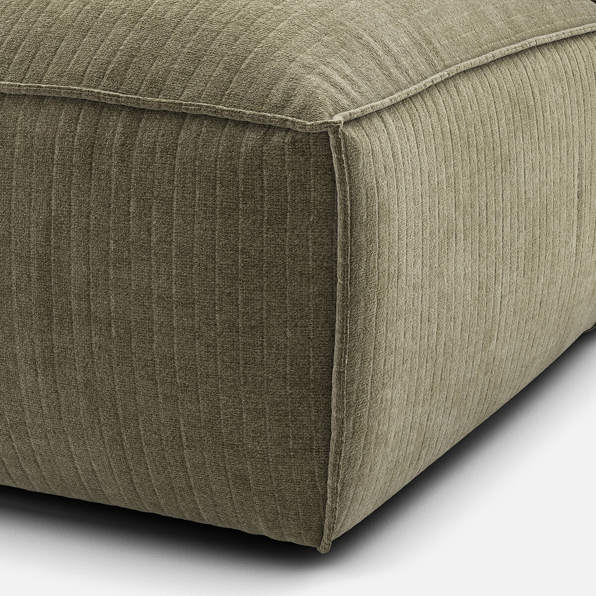 LA REDOUTE INTERIEURS<br>Sofá lounge, esquerda, veludo vintage, Seven