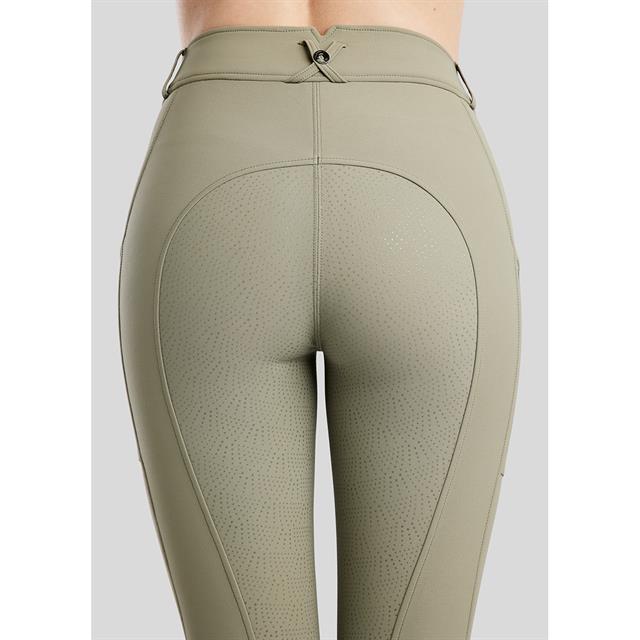 Paardrijbroek Montar MOMegan Yati Full Grip Middengroen