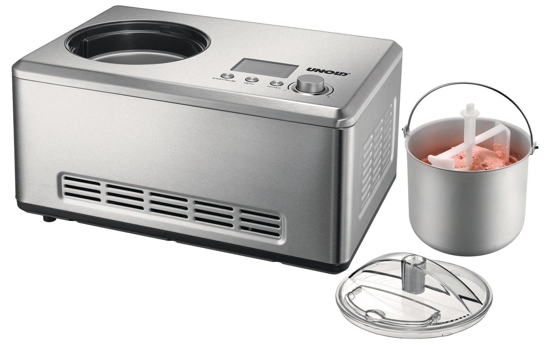 Glacemaschine Nobile 2 l, Silber<br>Eismaschine für 2 Liter Eiscreme