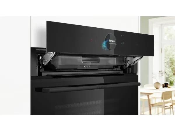Bosch Serie 8 CSG958DB1, Medium, 47 L, 30 - 250 °C, Grill, Pizza, Hydrolytisk, Sort