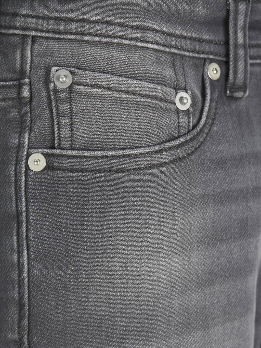 JACK & JONES slim fit jeans JJIGLENN JJORIGINAL grey denim