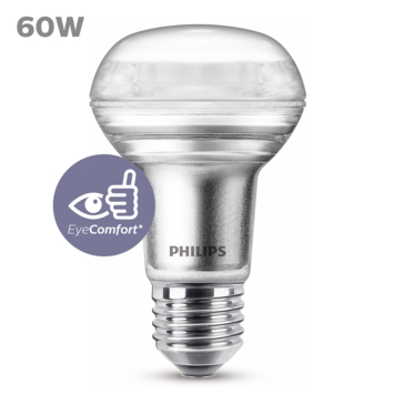 Philips LED reflector E27 60W R63 dimbaar