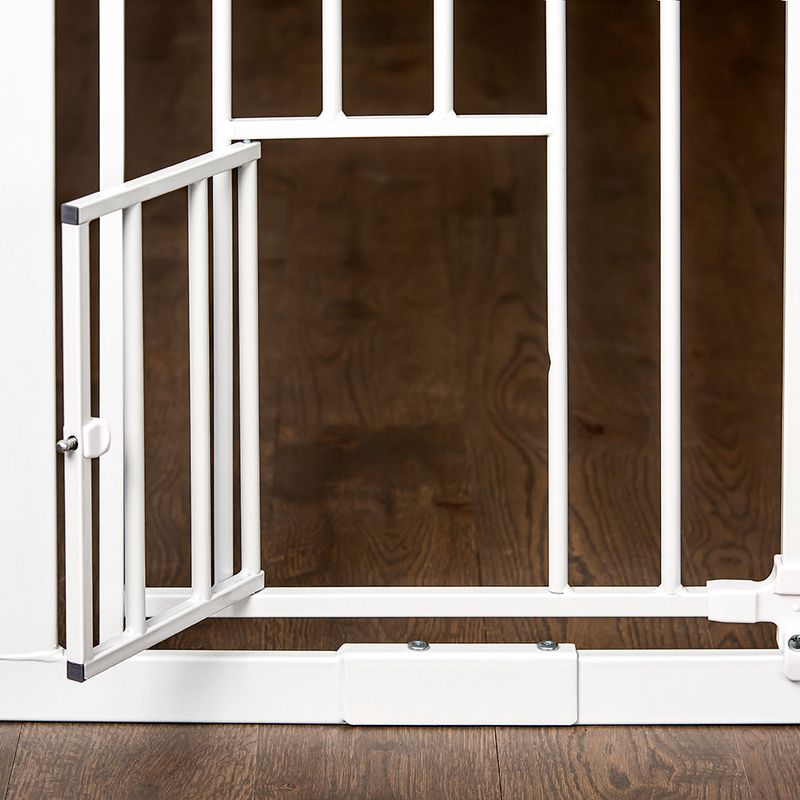 Barrière de sécurité Carlson Pet Gate extra haute avec chatière