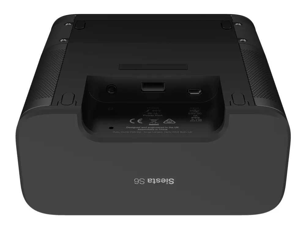 Pure Siesta S6 - Clock-radio - intet operativt system - grafit