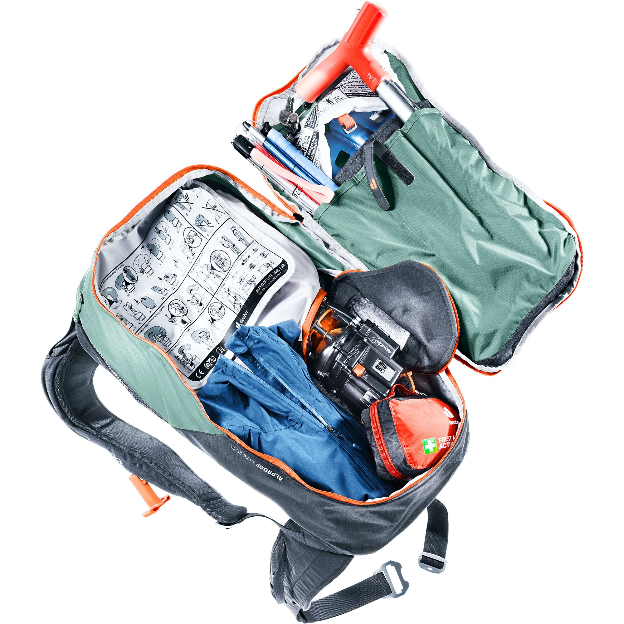 deuter Alproof Lite 20l SL Lawinenrucksack Damen jade