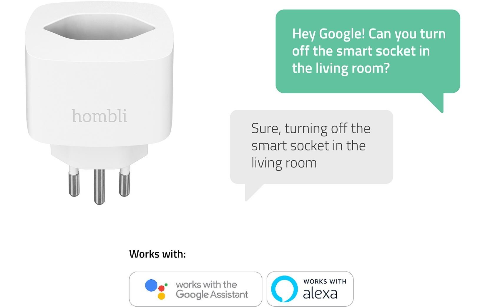 Smart Socket CH, WeissBedienung über Ihr Smartphone