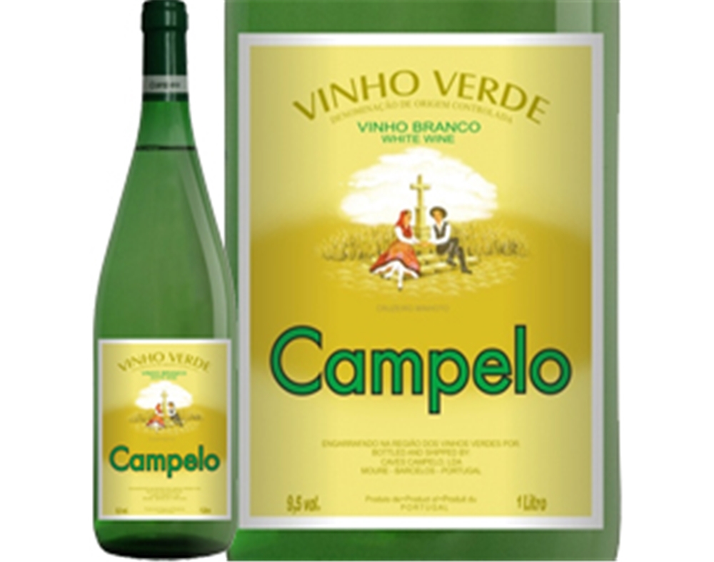 VINHO BRANCO CAMPELO VINHO VERDE 1L