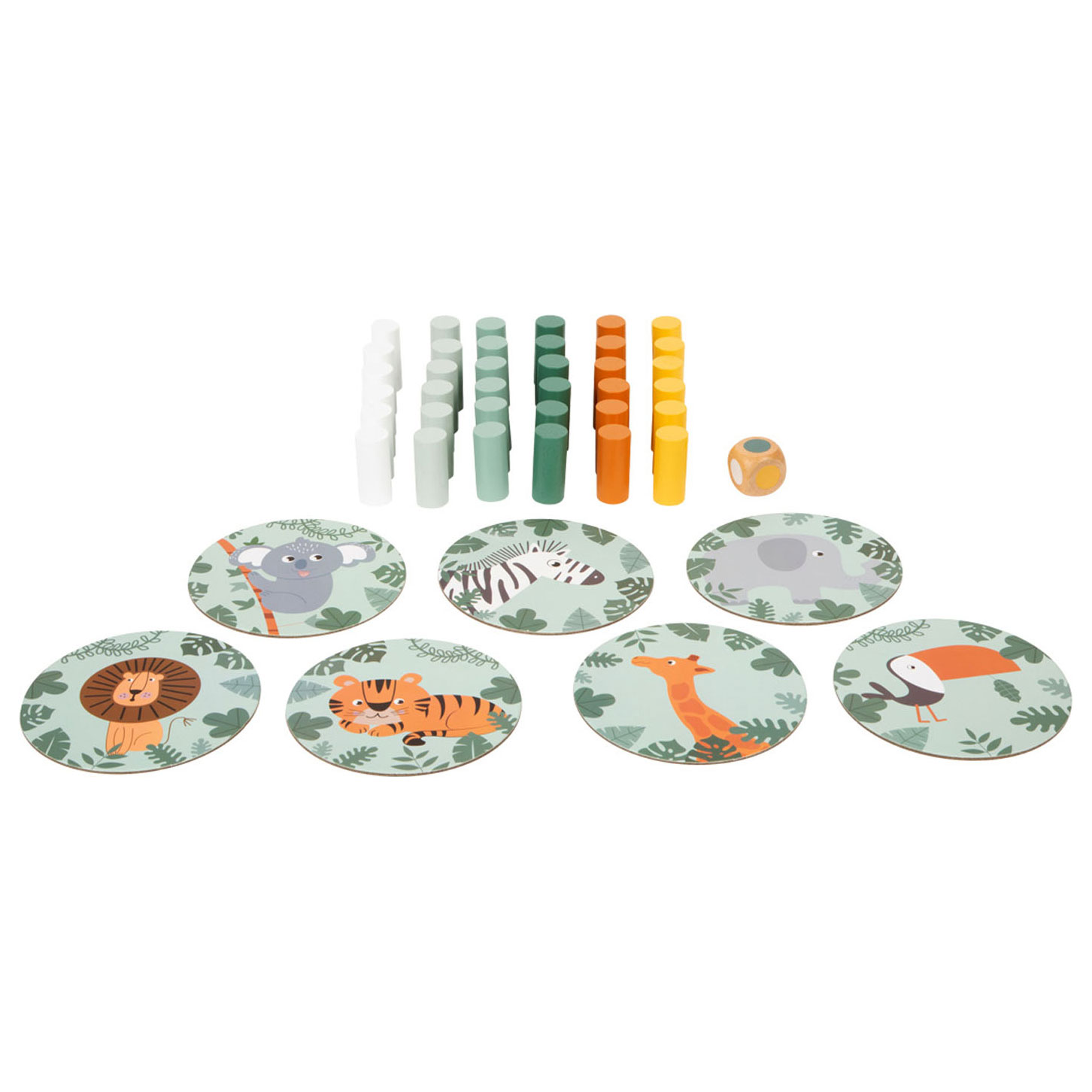 Small Foot-Houten Wiebeltoren Safari Spel