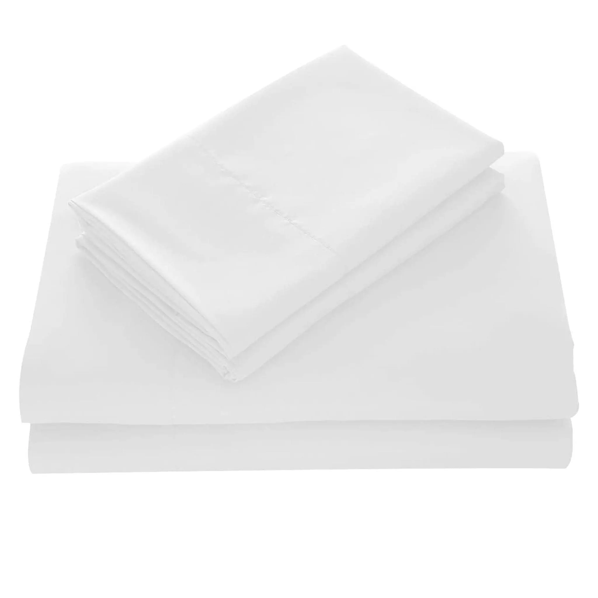 Clément - Maison Ensemble de Draps Lit Double - Blanc