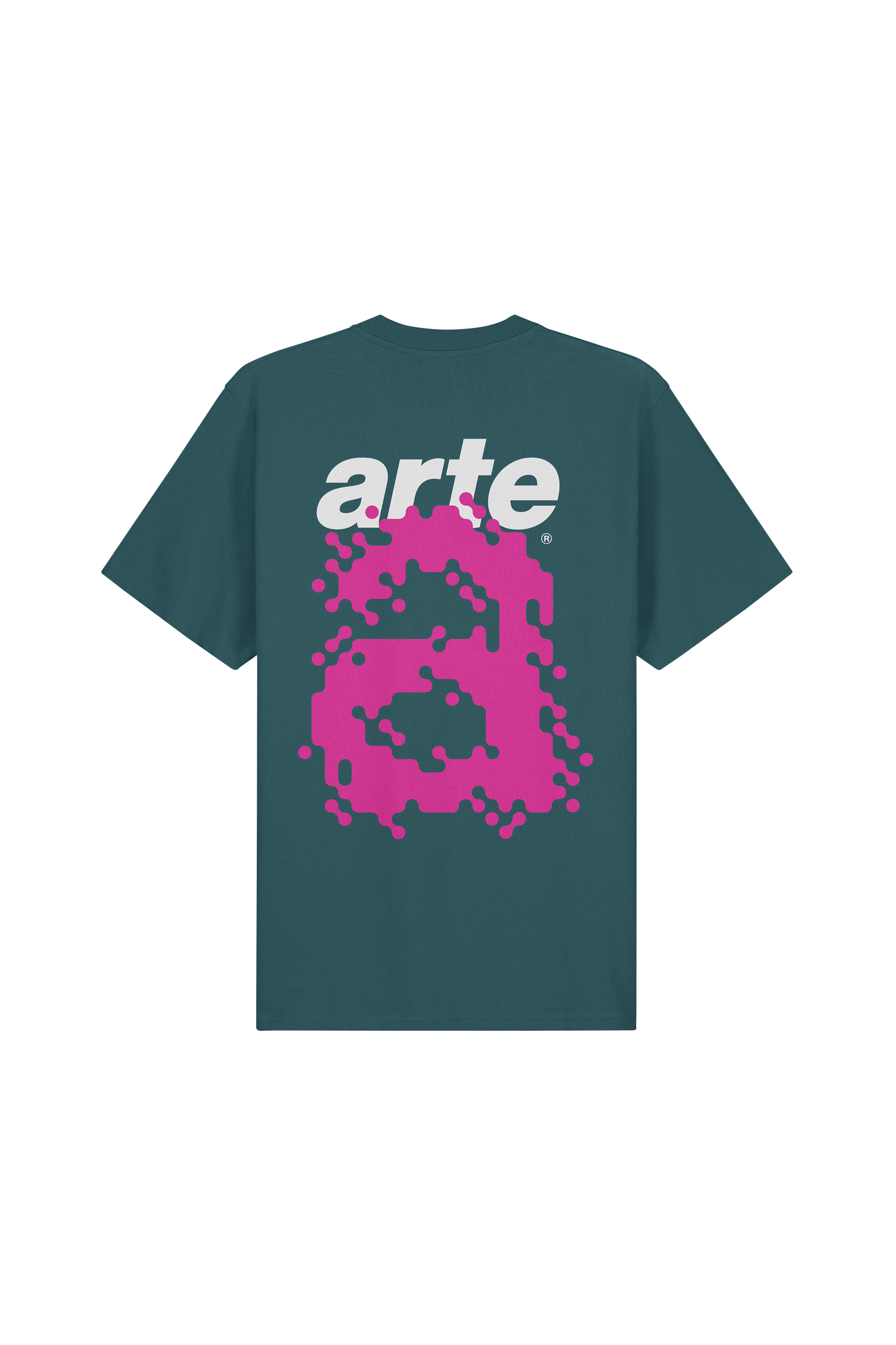 ARTE ANTWERP T-shirt ABSTRACT A Bleu