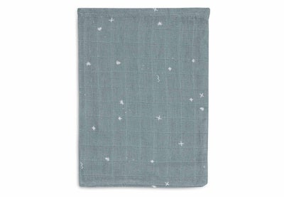 Jollein Vaskekluter Twinkling Musselin 3-Pack, Sea Green