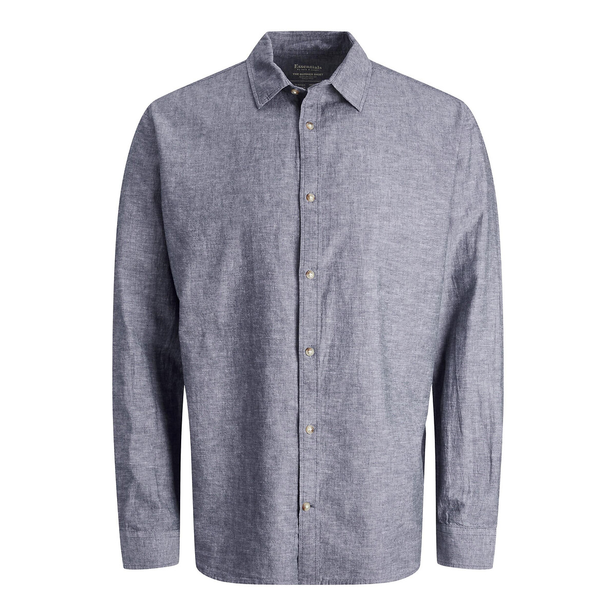 JACK & JONES<br>Camisa de algodão/linho