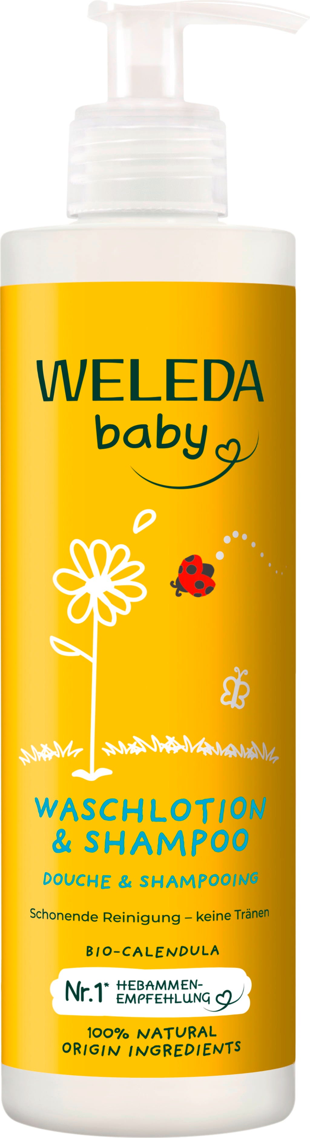 Weleda  Calendula Waschlotion & Shampoo, 400 ml