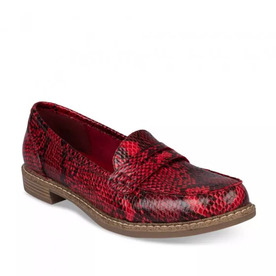 Mocassins ROUGE VIA DONNA