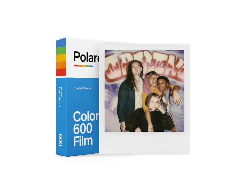 Polaroid Sofortbildfilm Color 600 8er Pack 8 Sofortbilder im quadratischen Original-Polaroid-Format und in einem weissen Rahmen