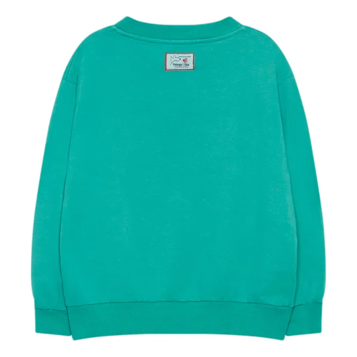 Weekend House Sweat Things I Like Coton Bio | Vert Menthe