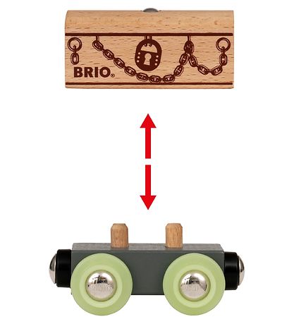 BRIO WoRød Sp?gelsestog - Sølvlysende 33986