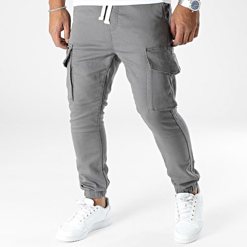 Pantalon Cargo Gris