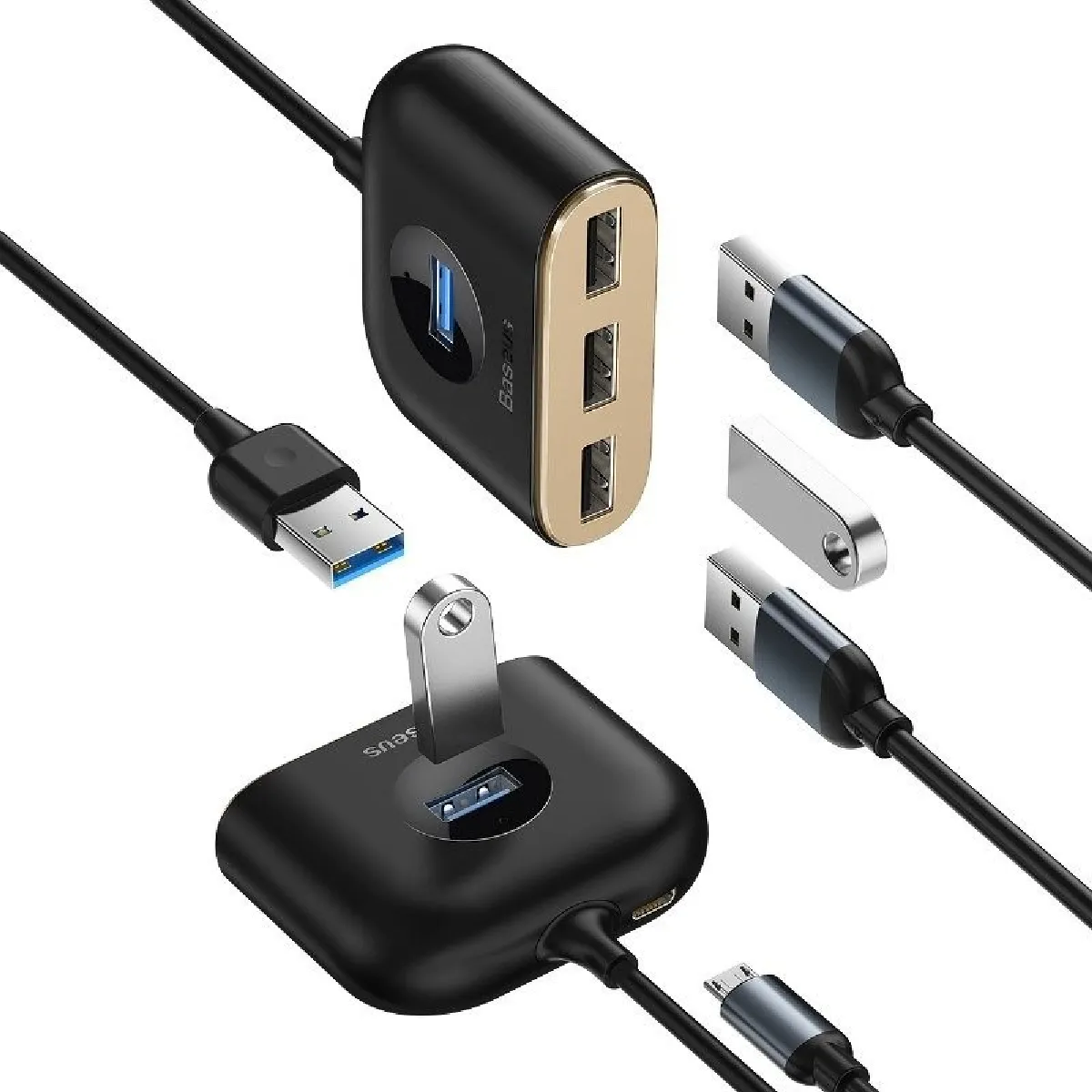 BASEUS HUB - Adaptateur USB 4 en 1