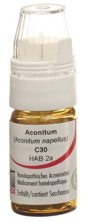 Omida Aconitum Glob 30 C mit Dosierhilfe 4 g