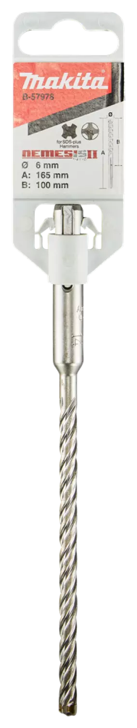 Makita B-57978 SDS-plus boor - 6 x 165mm - Beton / Steen
