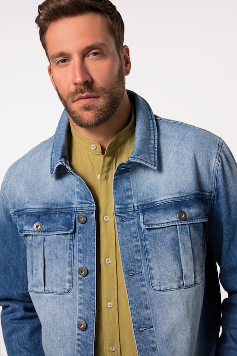 Jeansjacke FLEXNAMIC®, 2 Brusttaschen, bis 8 XL