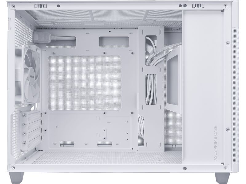 ASUS PC-Gehäuse AP201 MicroATX TG Weiss 33-Liter microATX-Gehäuse