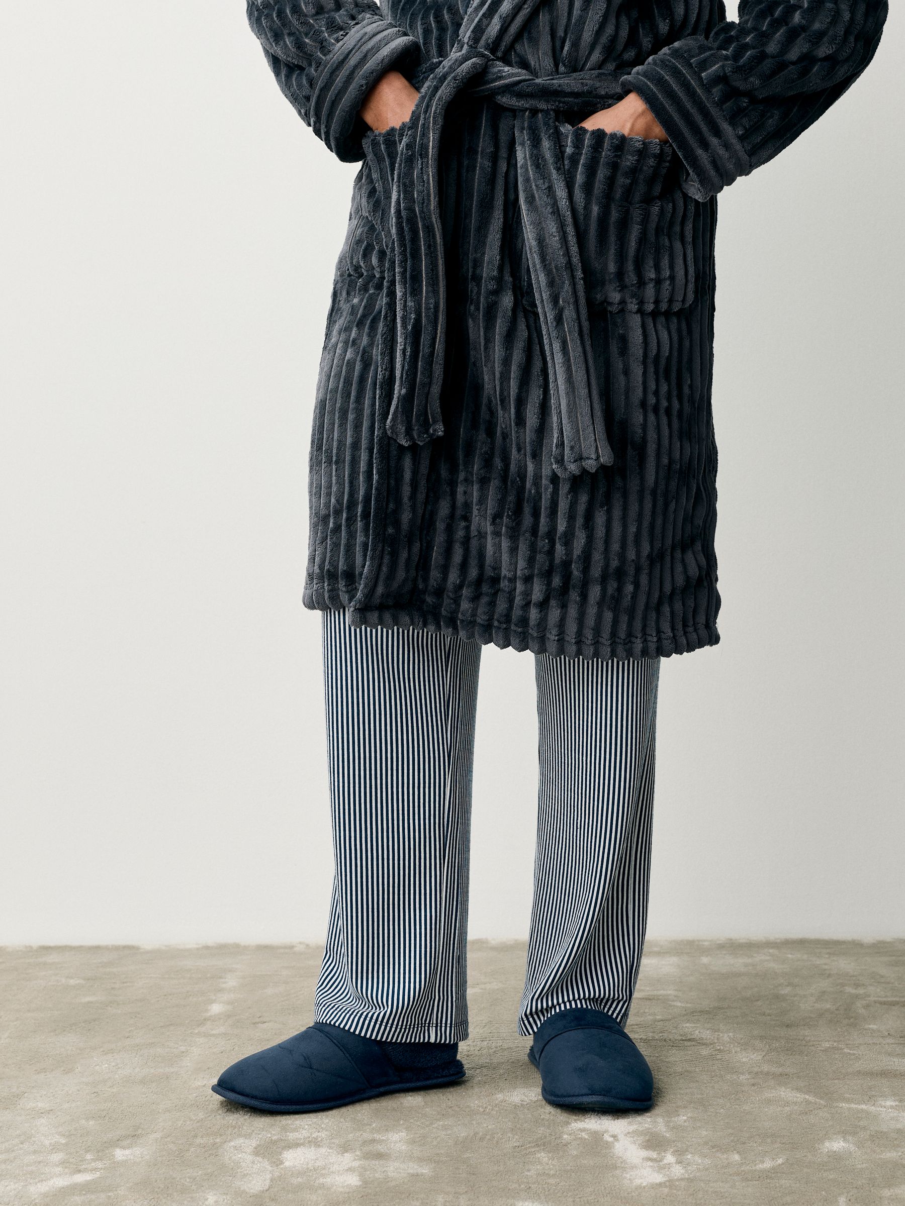 Marineblauw - Pantoffelmuiltjes