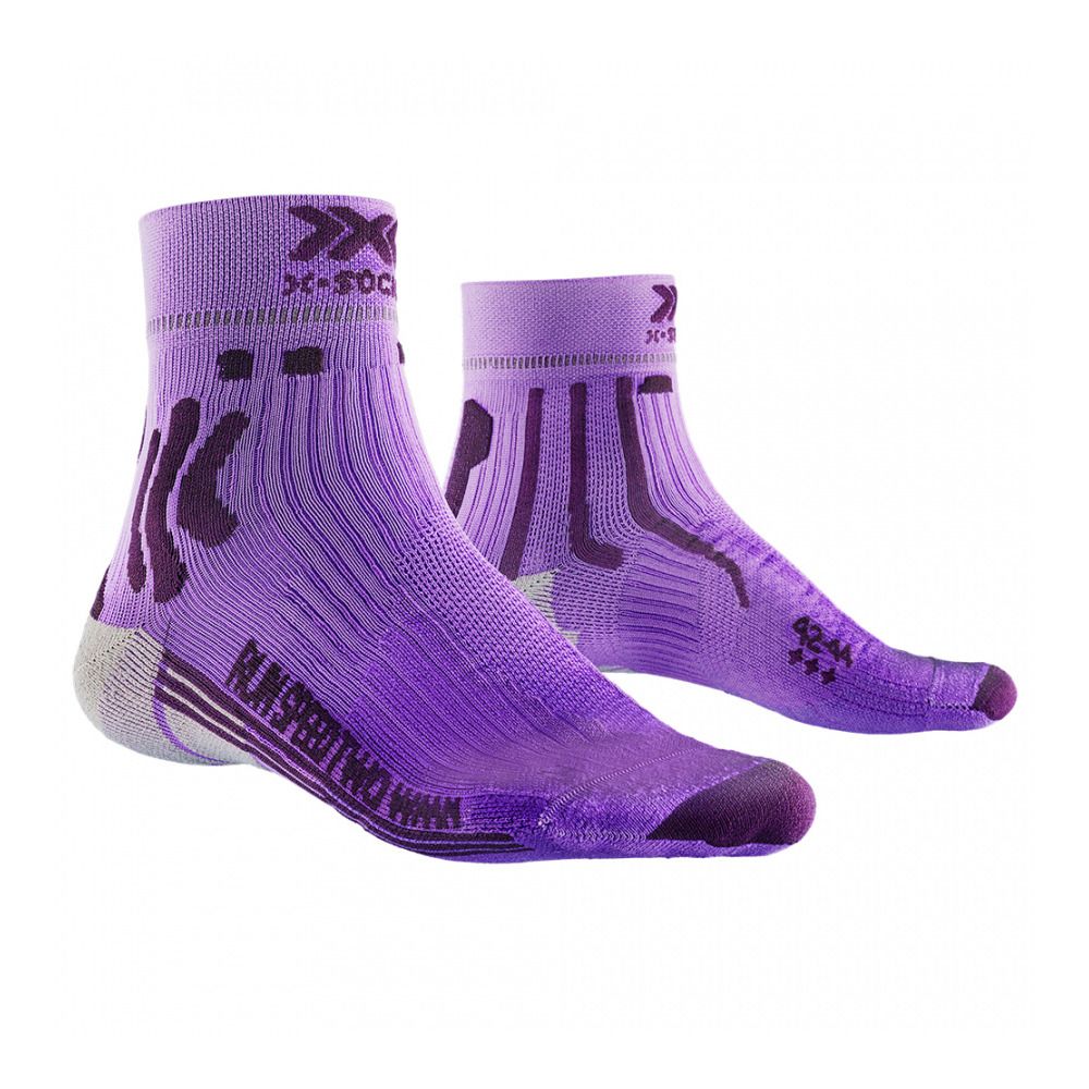 X-Socks RUN SPEED TWO 4.0 WMN - Chaussettes Femme invent lavander/arctic white