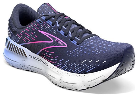 Chaussures de Running Brooks Femme Glycerin GTS 20 Bleu Rose