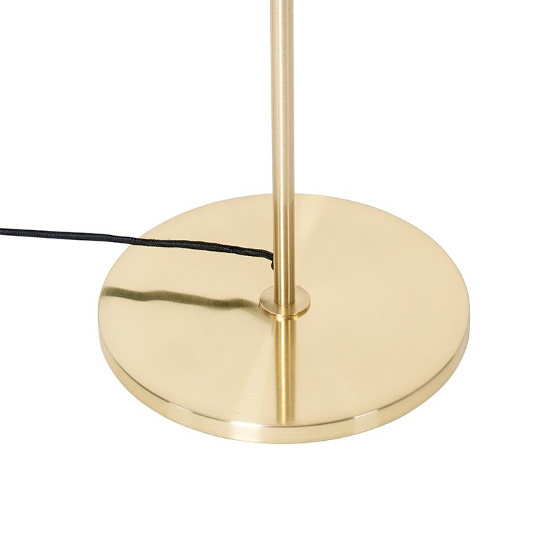 Moderne vloerlamp messing 3-lichts - Jeana