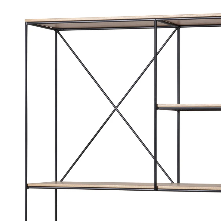 Fritz Hansen - Planner Regal small, Eiche / schwarz