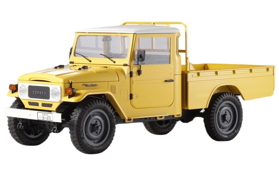 Scale Crawler Toyota Land Cruiser FJ45 Gelb, RTR, 1:12<br>Detailgetreuer Scaler mit Polystrol Hardbody