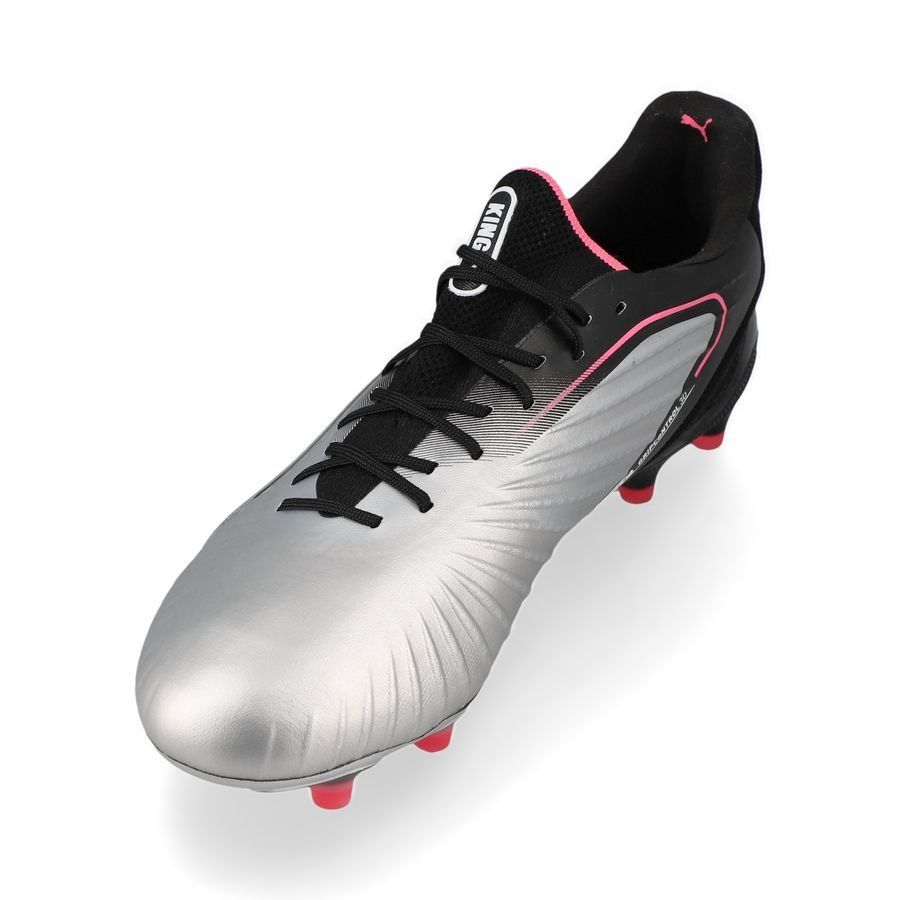 PUMA King Ultimate FG/AG Audacity - Argenté/Noir/Sun Struck/Blanc Femme