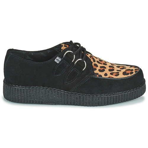 TUK - LOW FLEX ROUND TOE CREEPER Negro / Leopardo