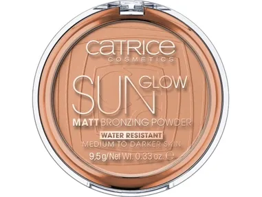 CATRICE Sun Glow Matt Bronzing, 9,5 g, Medium, Pudder, Ansigt, Universal Bronze, Neutral